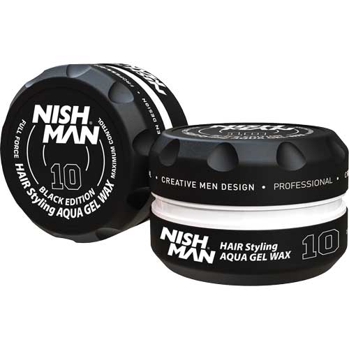 Hair Styling Aqua Gel Wax Black Edition10 150ml